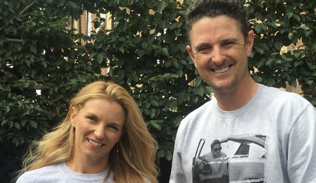 justin rose and his wife post a picture on instagram