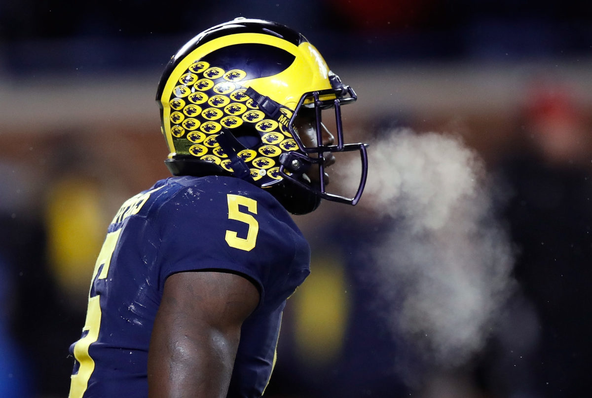 Jabrill Peppers playing for Michigan.