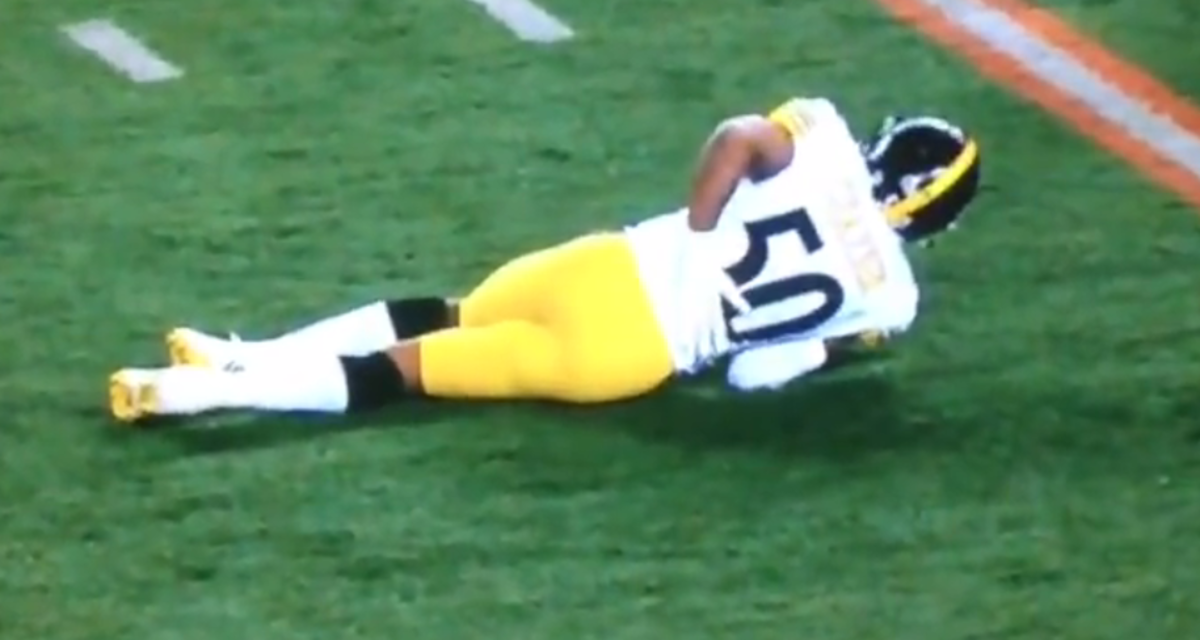 Ryan Shazier goes down with scary injury.