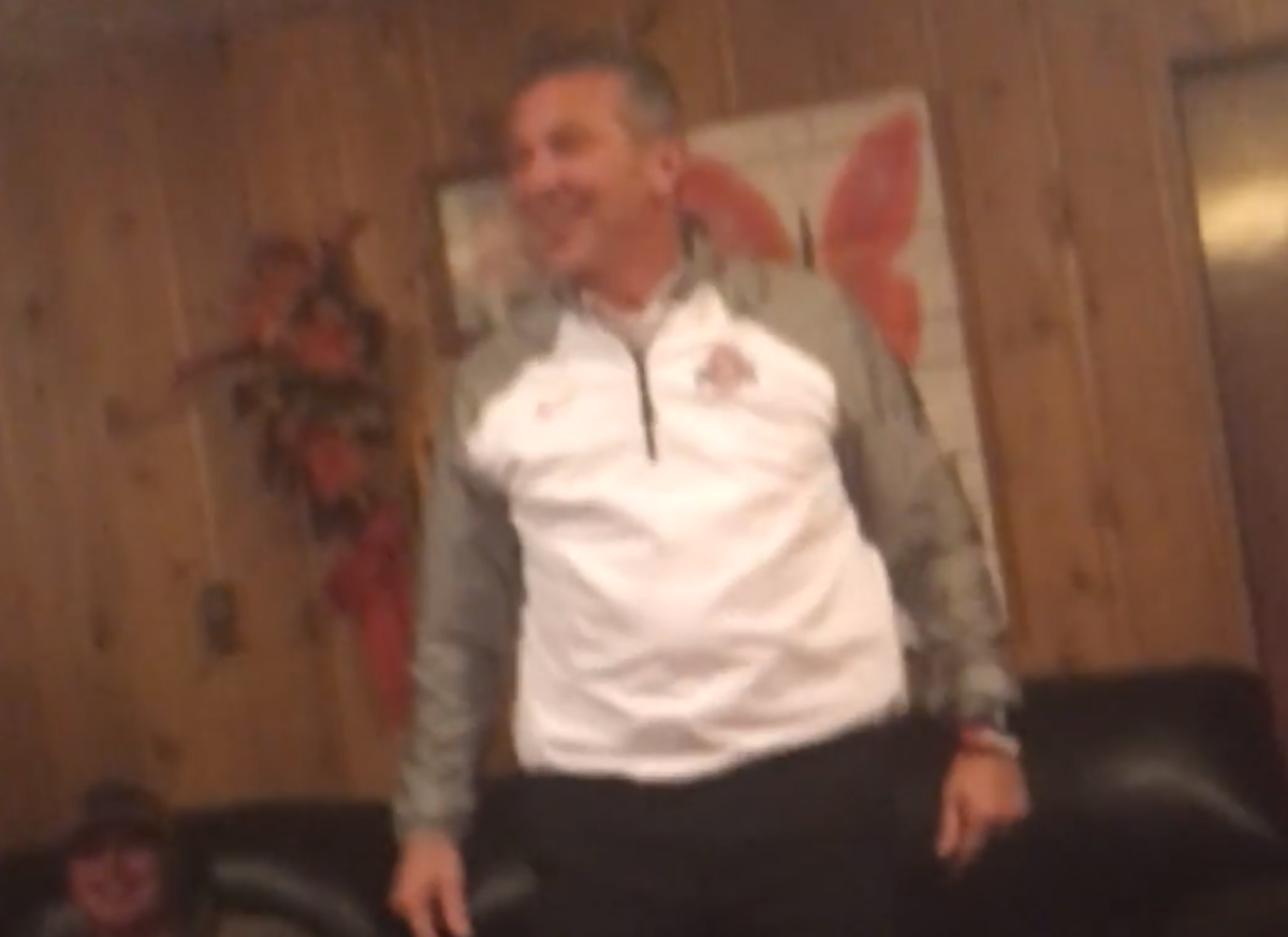Urban Meyer is pumped after landing a commit.