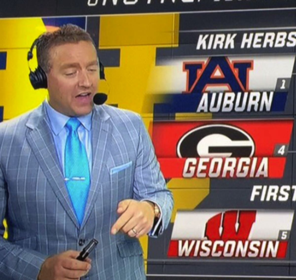 Kirk Herbstreit Unveils His Top 7 After Rivalry Saturday The Spun Whats Trending In The 4643