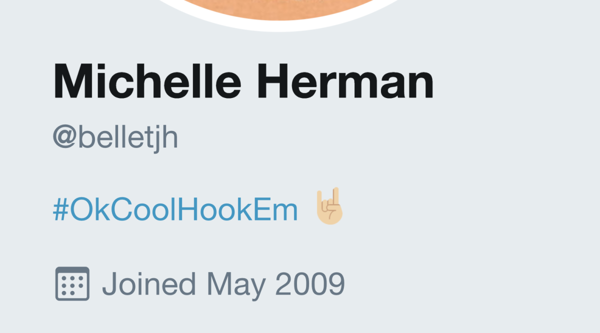 tom herman's wife has changed her twitter profile