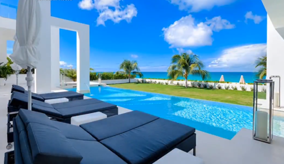 "The Beach House" in Anguilla, where LeBron James and his family vacationed in the Summer of 2018.