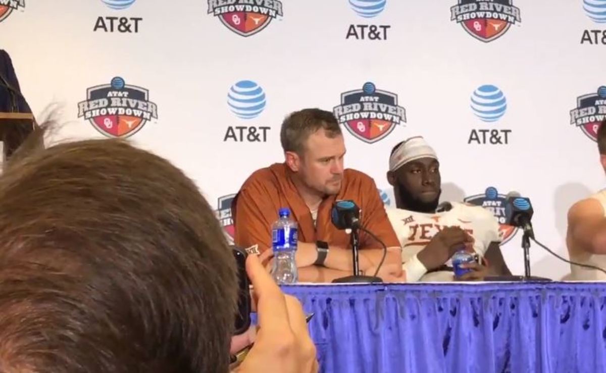 Tom Herman Respons To Question Is Texas Back After Oklahoma Win The Spun Whats Trending