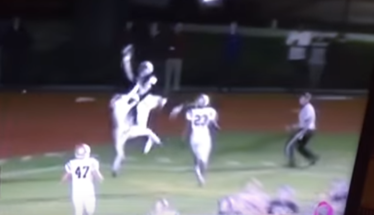 Malvern Prep's Keith Maguire Jr. makes a crazy one-handed touchdown catch.