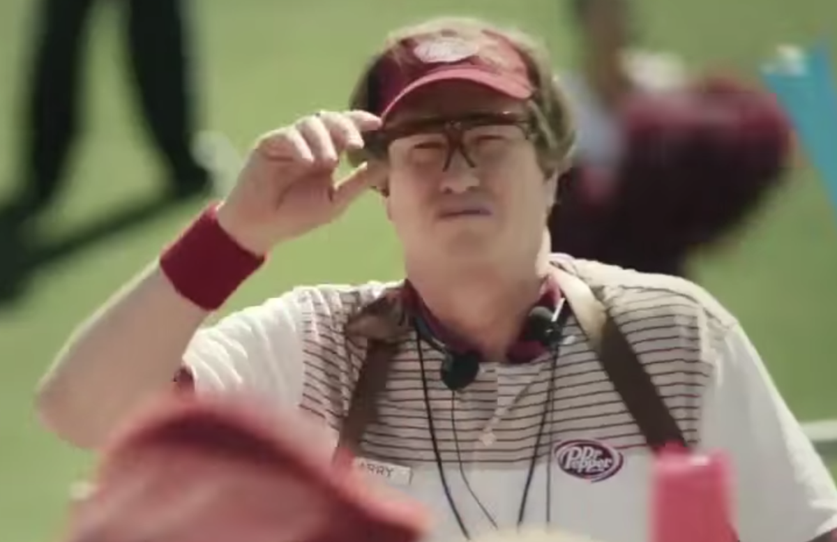 A picture of Larry Culpepper from the Dr. Pepper commercials