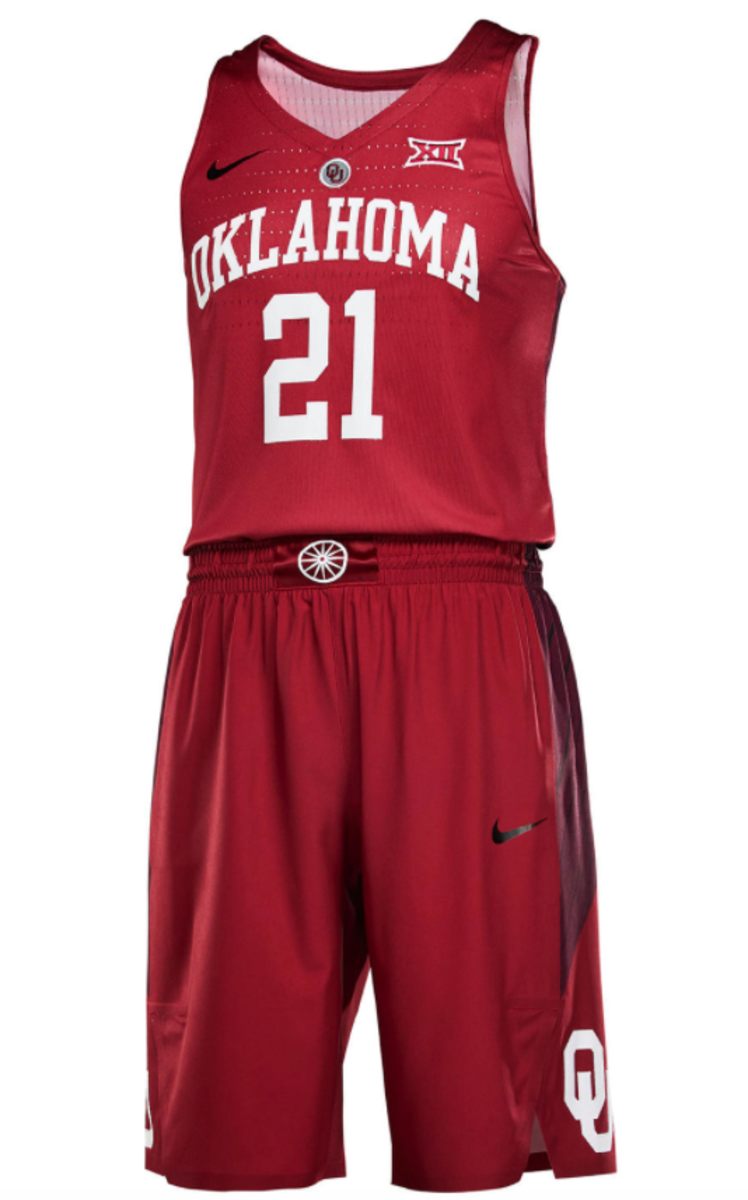 Oklahoma's uniform for the Phil Knight Invitational.