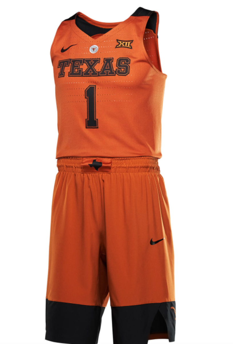 Texas's uniform for the Phil Knight Invitational.