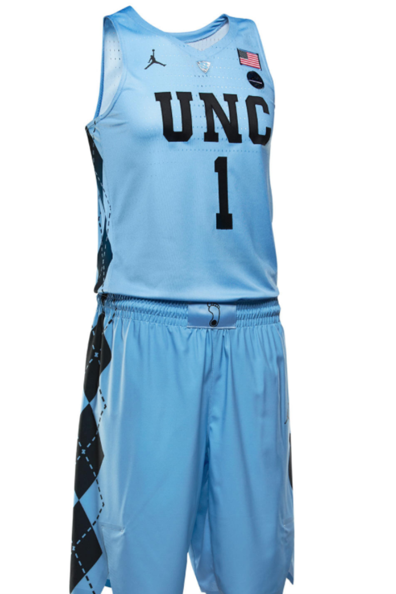 North Carolina's uniform for the Phil Knight Invitational.