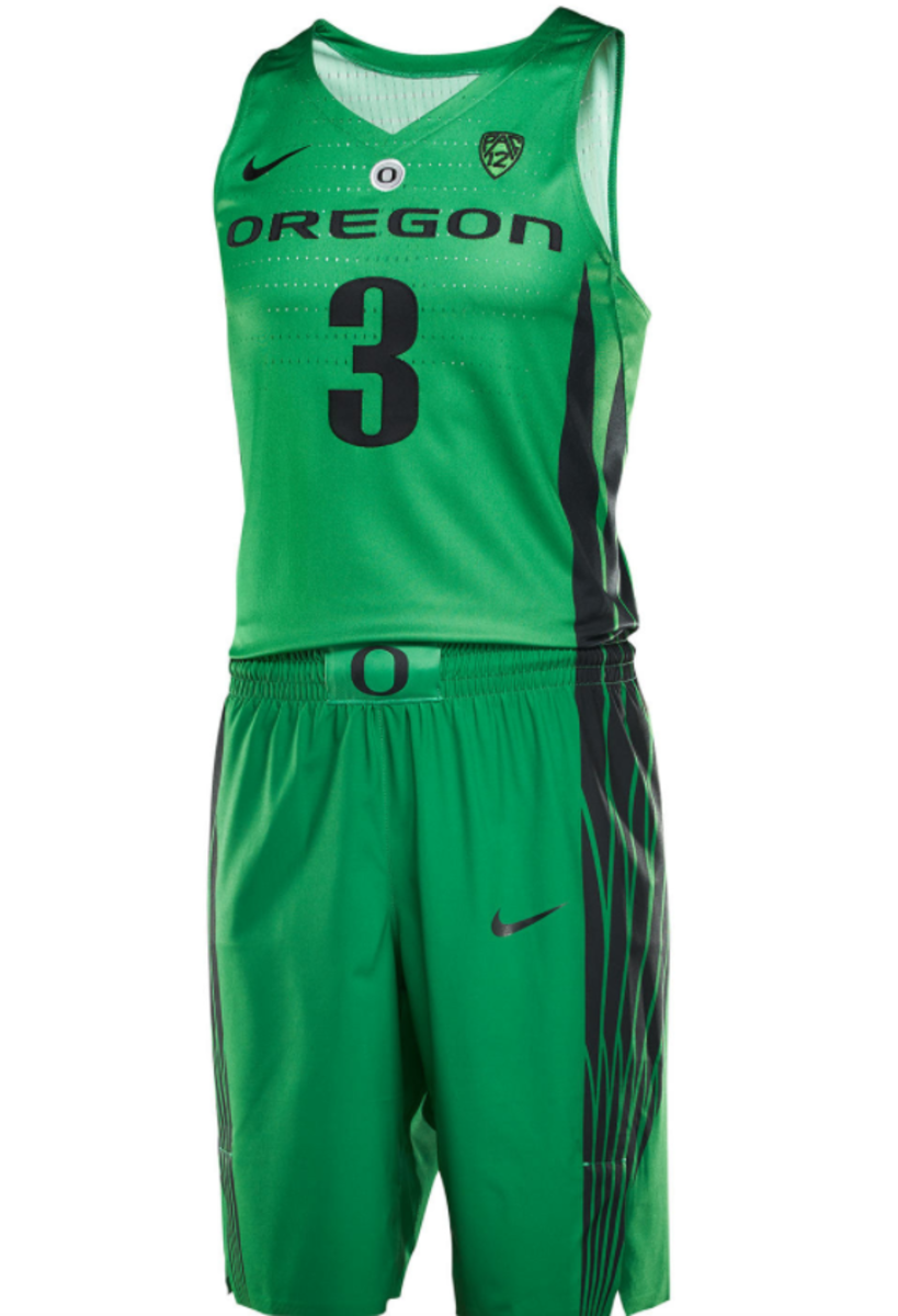 Oregon's uniform for the Phil Knight Invitational.