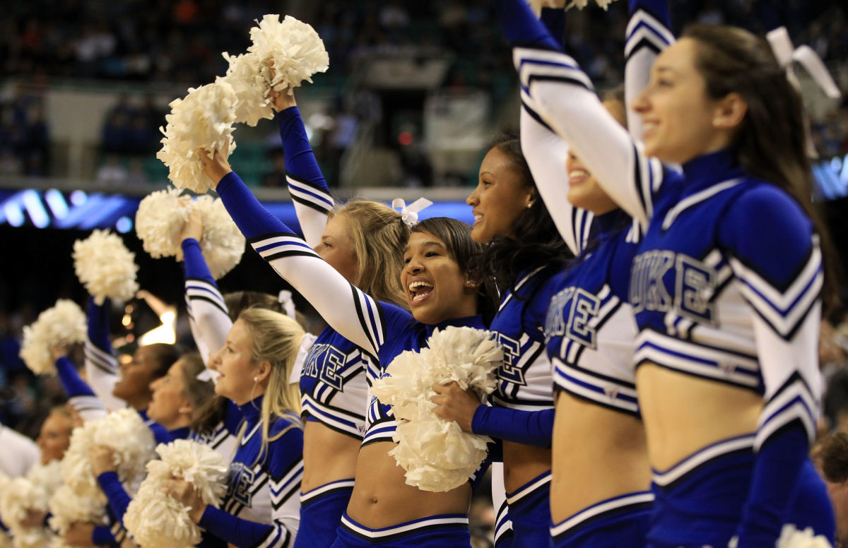 Duke Cheerleader Turning Heads Before Saturday Night's Game - The Spun