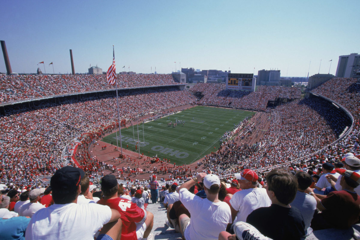 A general view of Ohio State's football field.