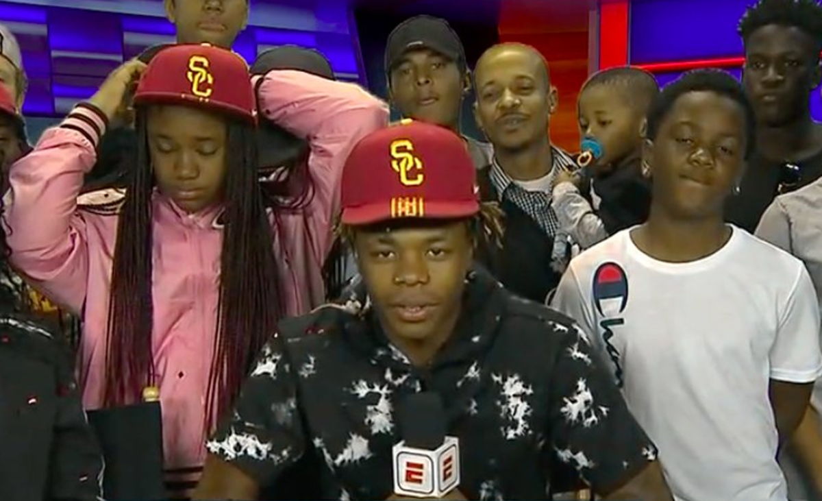 Olajiah Griffin commits to USC.