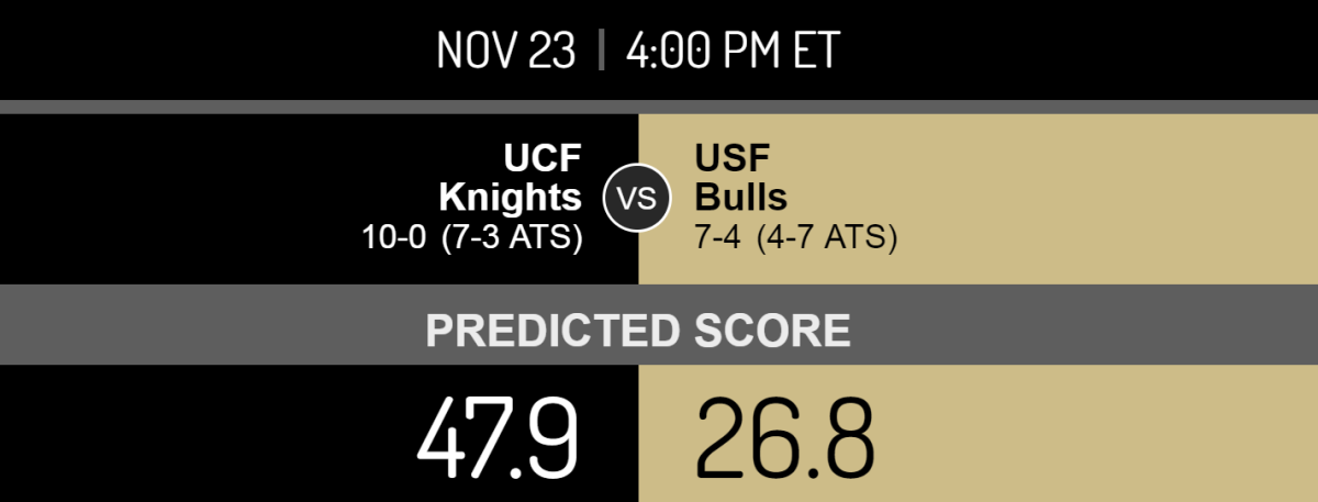 espn's prediction for the ucf usf game