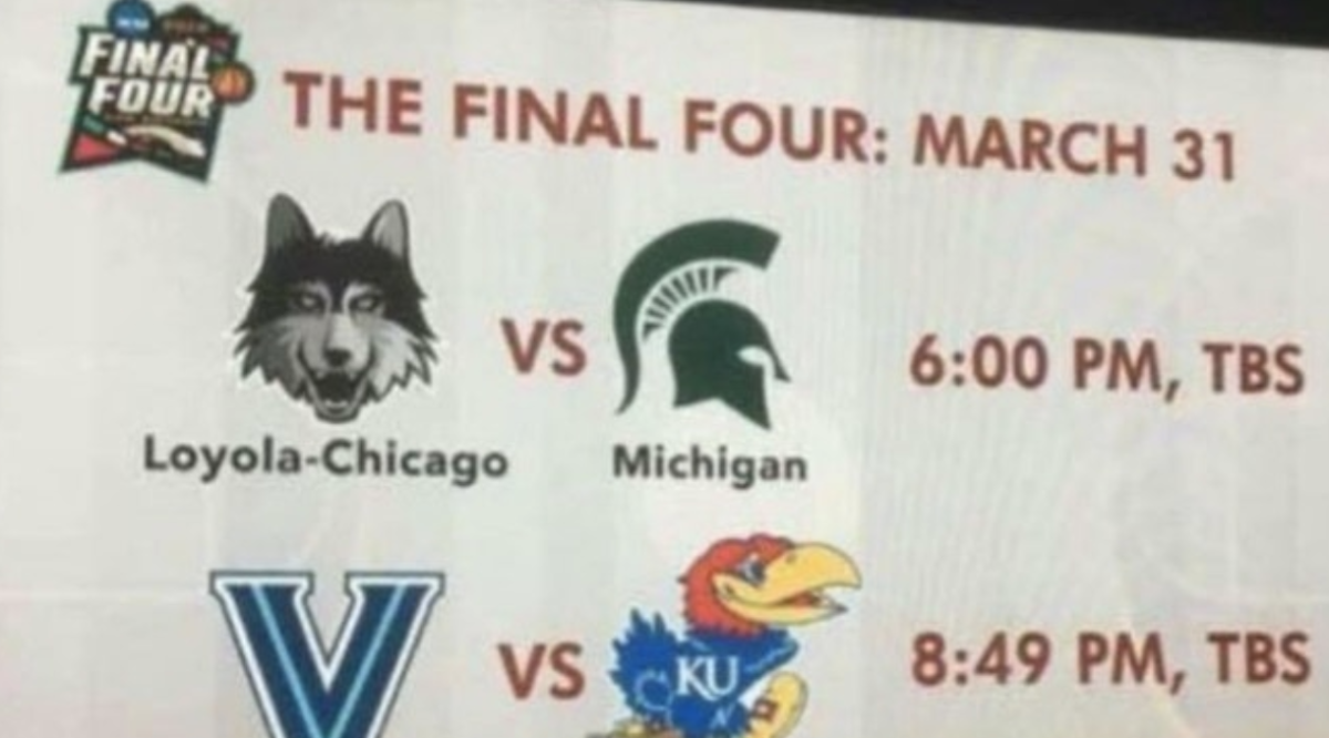 MSNBC made an embarrassing mistake on its Final Four graphic.