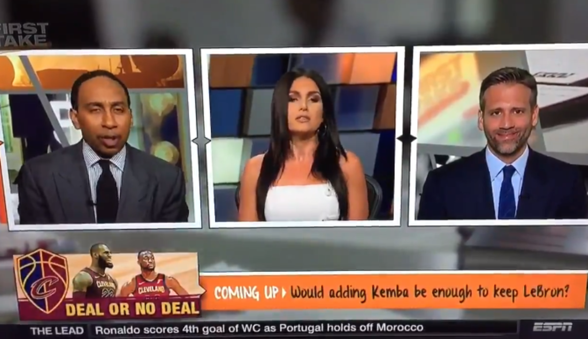 Molly Qerim Stephen A Smith Had A Contentious Moment On First Take The Spun