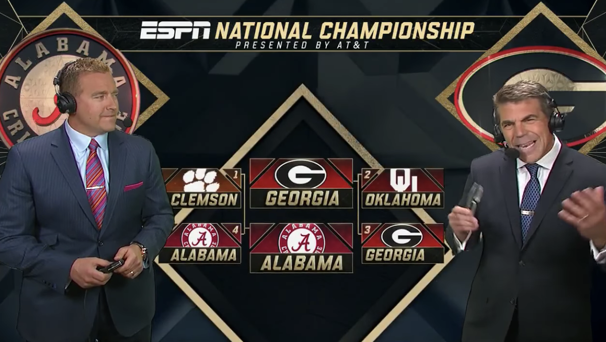 ESPN Computer's Early College Football Playoff Prediction - The Spun ...