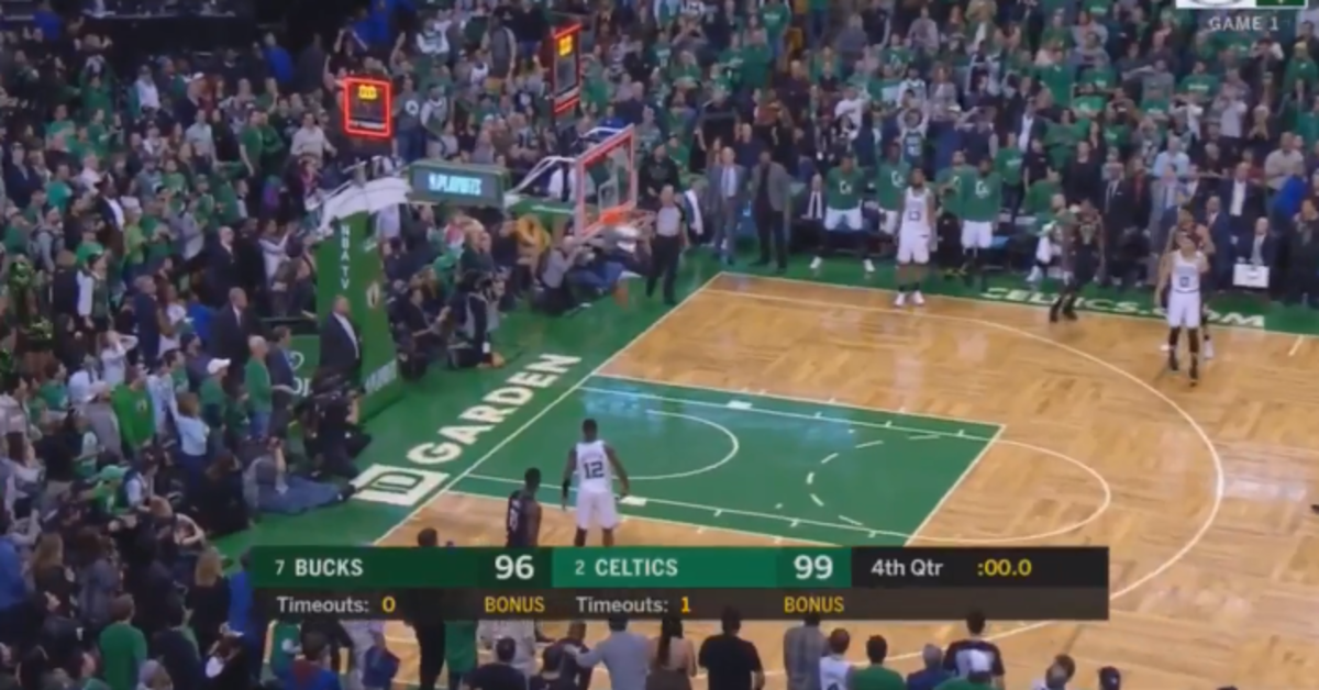 Khris Middleton hits a clutch shot vs. the Celtics.