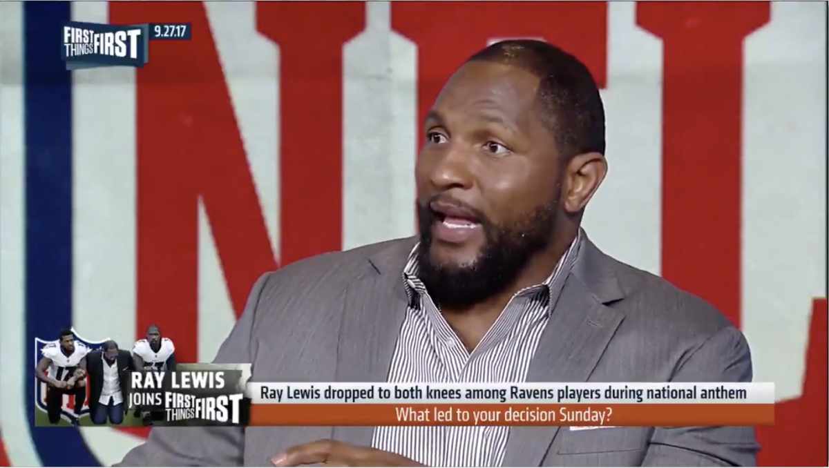 Ray Lewis on FOX Sports 1's First Things First.