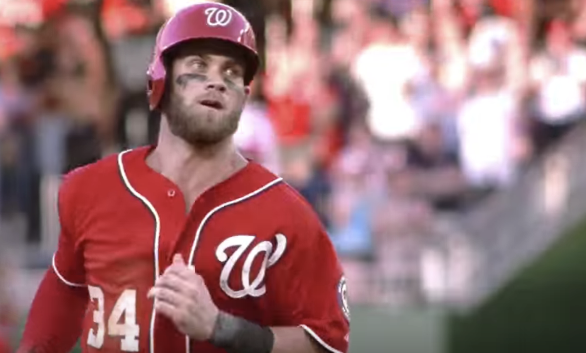 bryce harper hits a walkoff HR for the nationals
