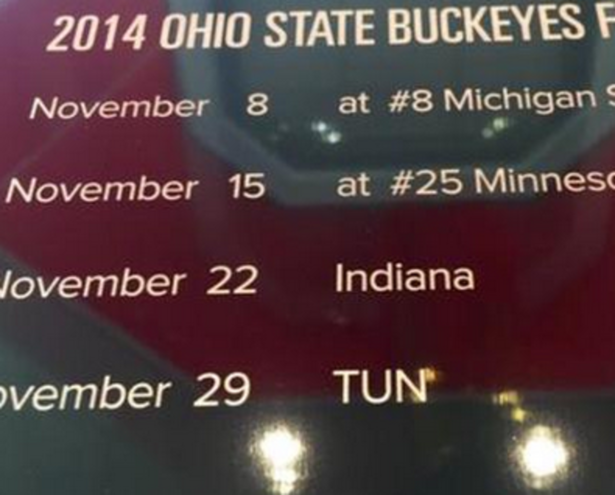 Ohio State 2014 National Championship leaves off Michigan.