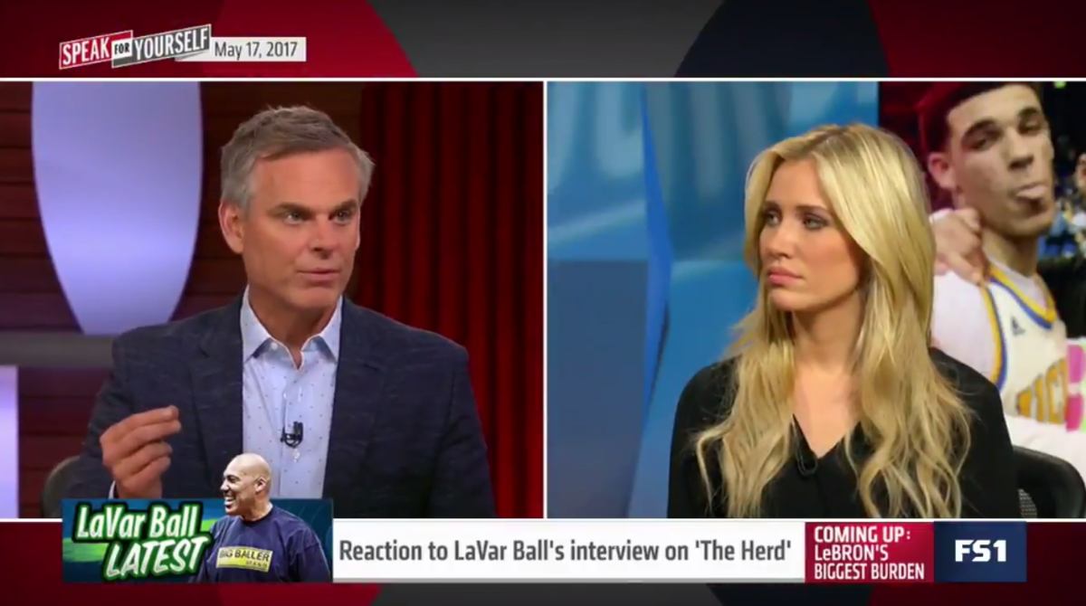 Colin Cowherd and Kristine Leahy on Speak  for Yourself.