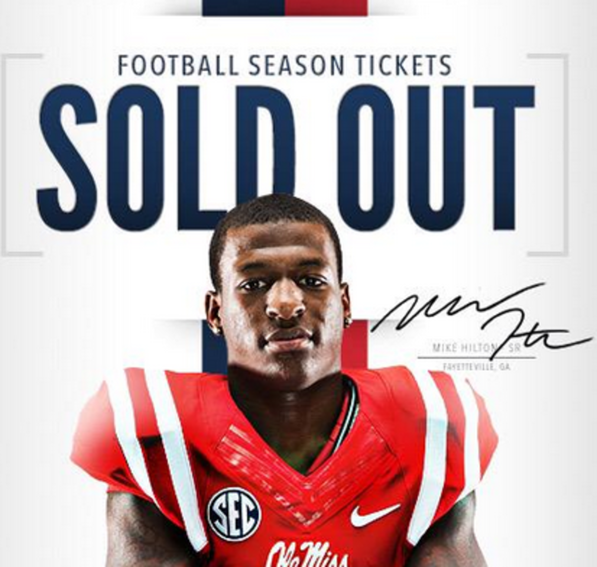 Ole Miss Football Tickets are Sold Out.