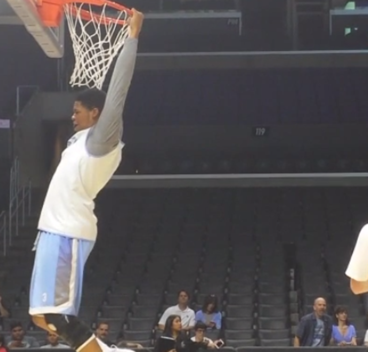 Video: UNC's Kennedy Meeks Was Dunking At Practice Today - The Spun ...