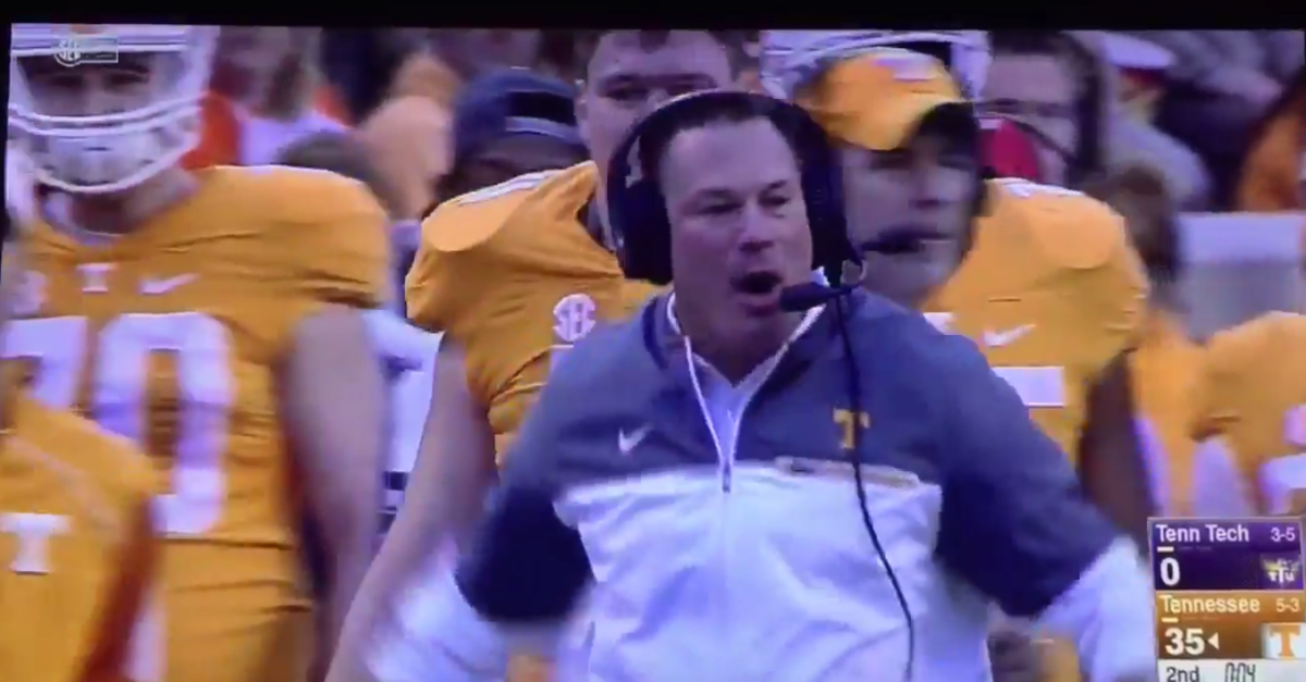 Butch Jones Yells F Ck All Of Them Referencing Tennessee Crowd The Spun 3106