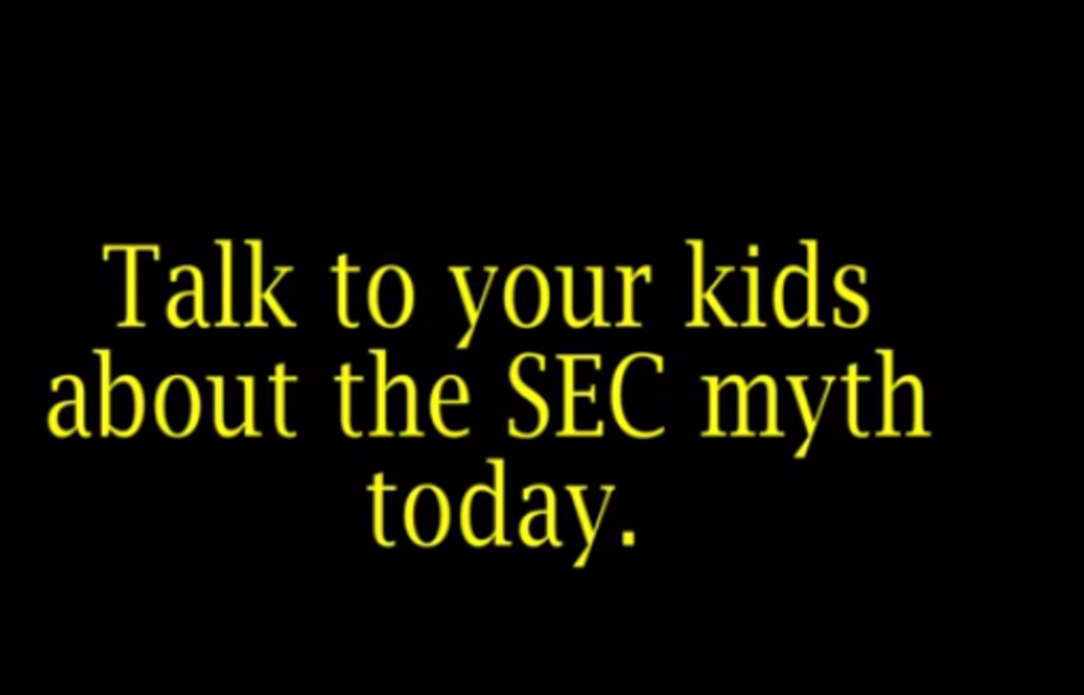 An Iowa fan makes a video about the myth of the SEC.