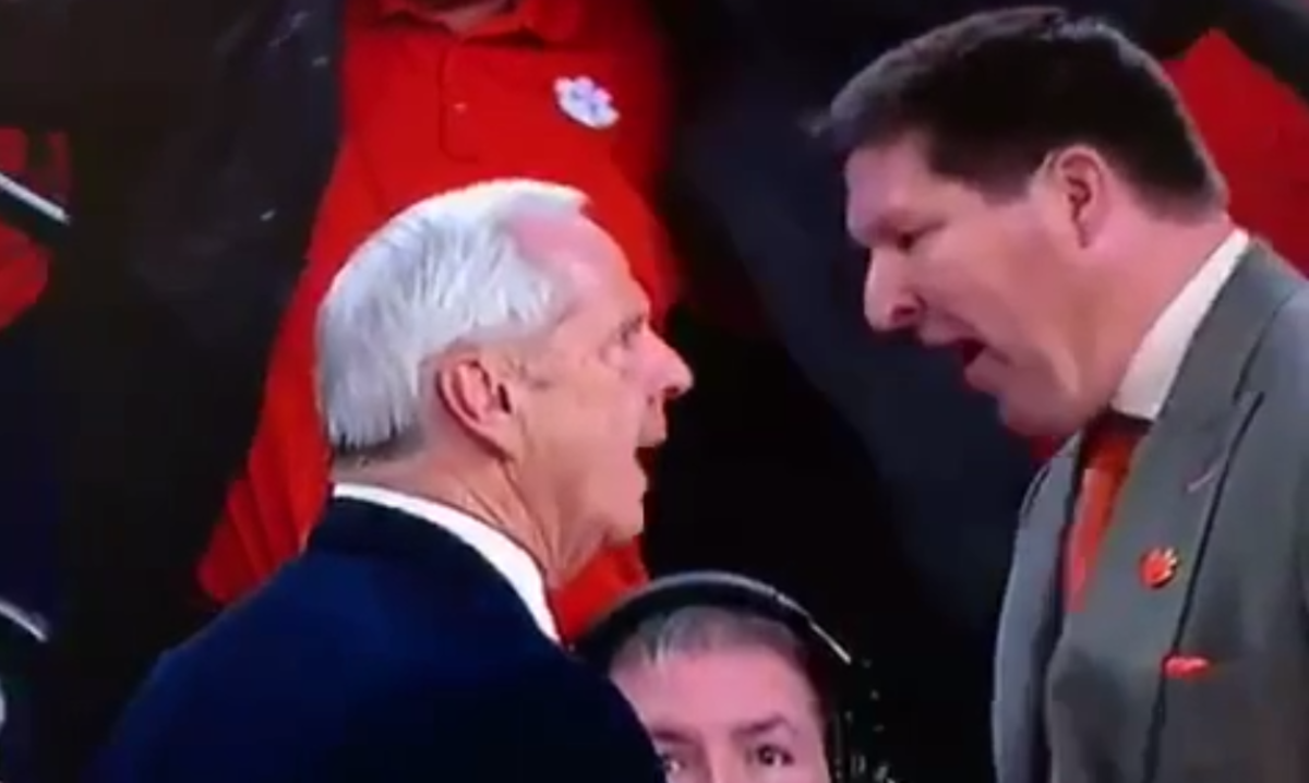 Roy Williams and Brad Brownell were not happy with each other.