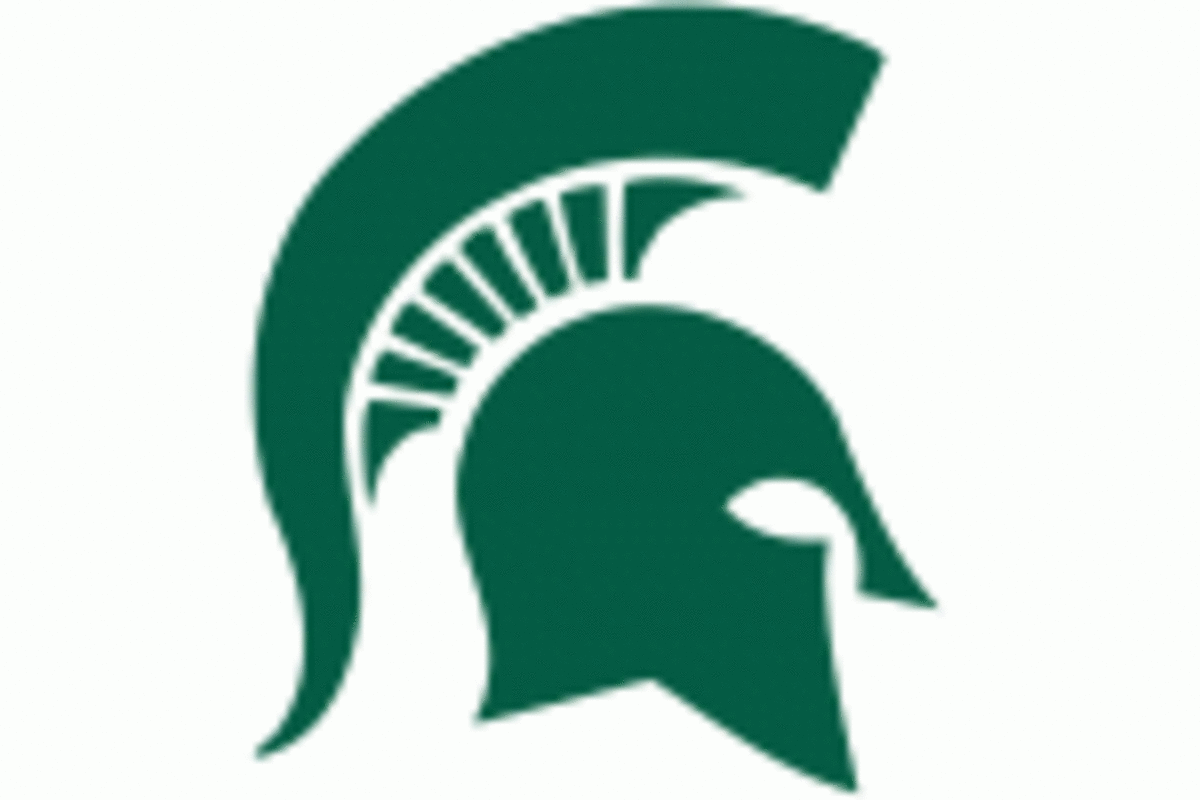 plain green Michigan State spartans Logo.