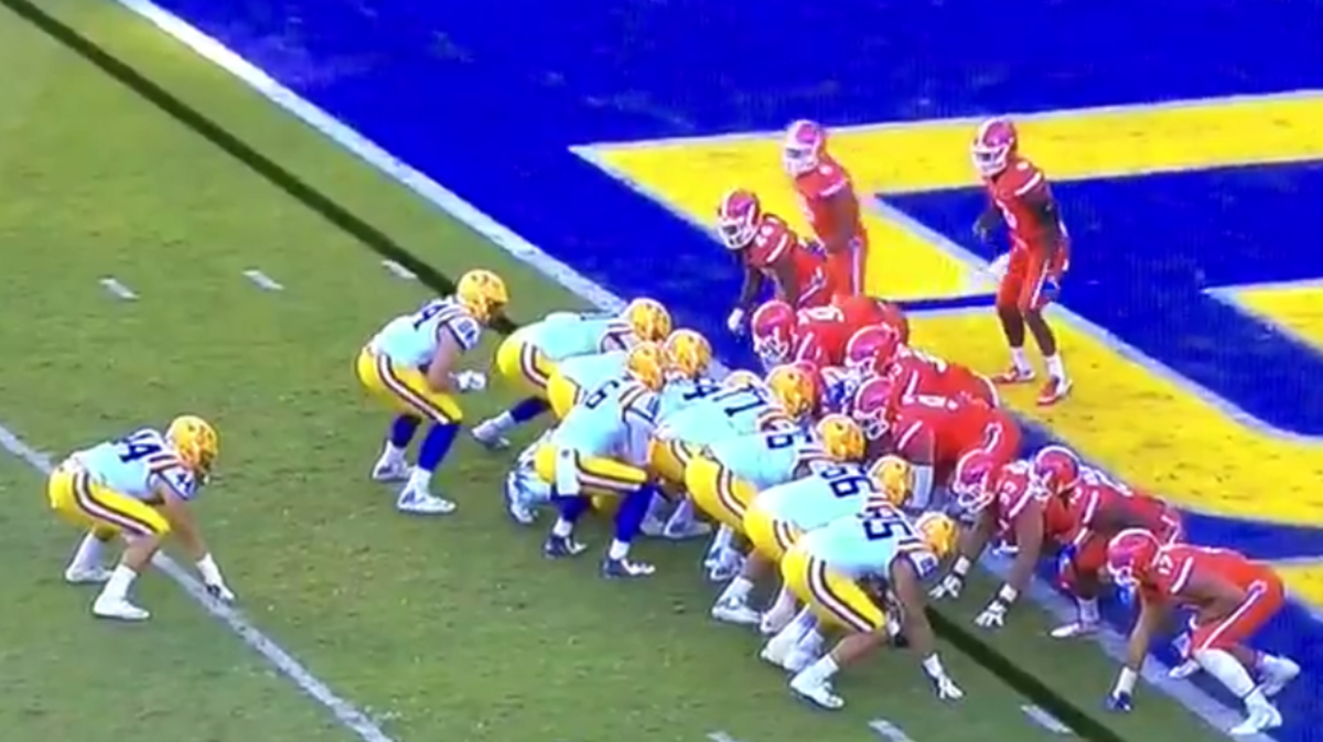 Florida had a goal-line stand against LSU.