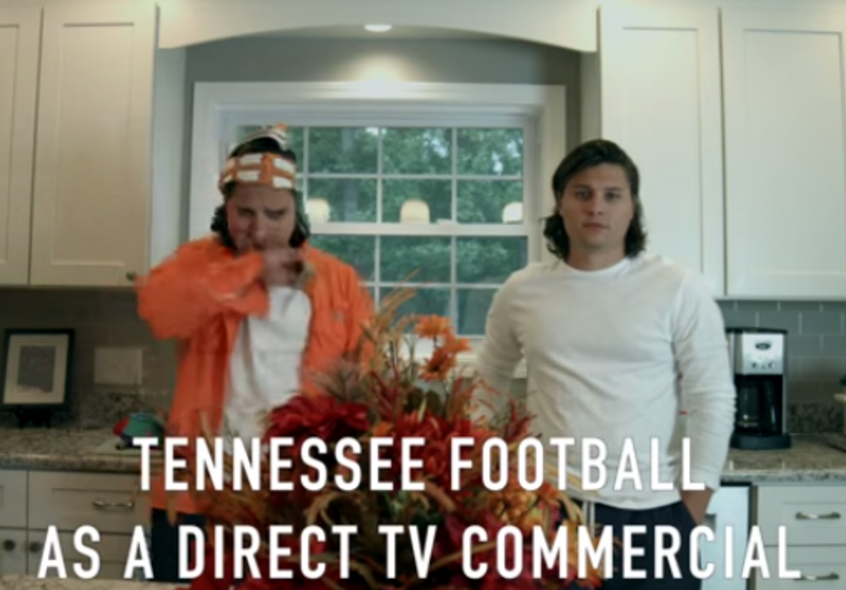 Tennessee Football as a DirecTV commercial parody.