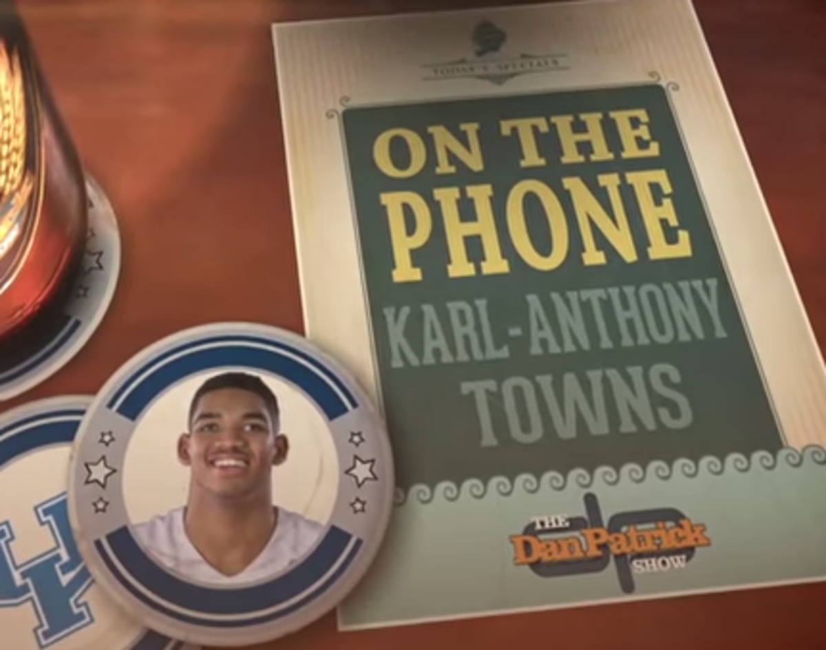 Karl-Anthony Towns on Dan Patrick show promo.