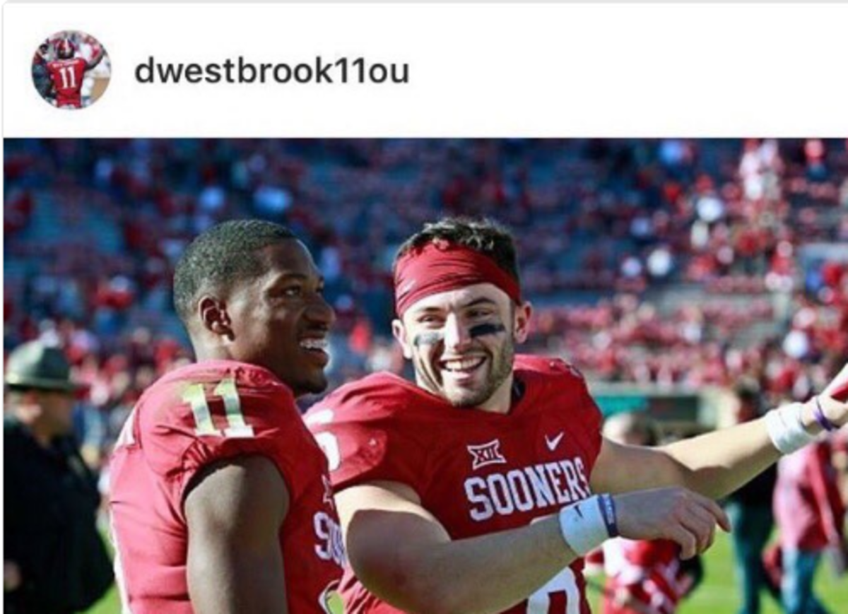 Dede Westbrook trolls Oklahoma State.