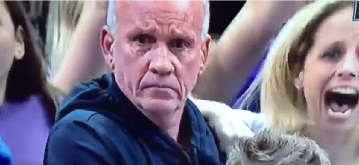 Doug Collins, Northwestern coaches father, has incredible reaction.