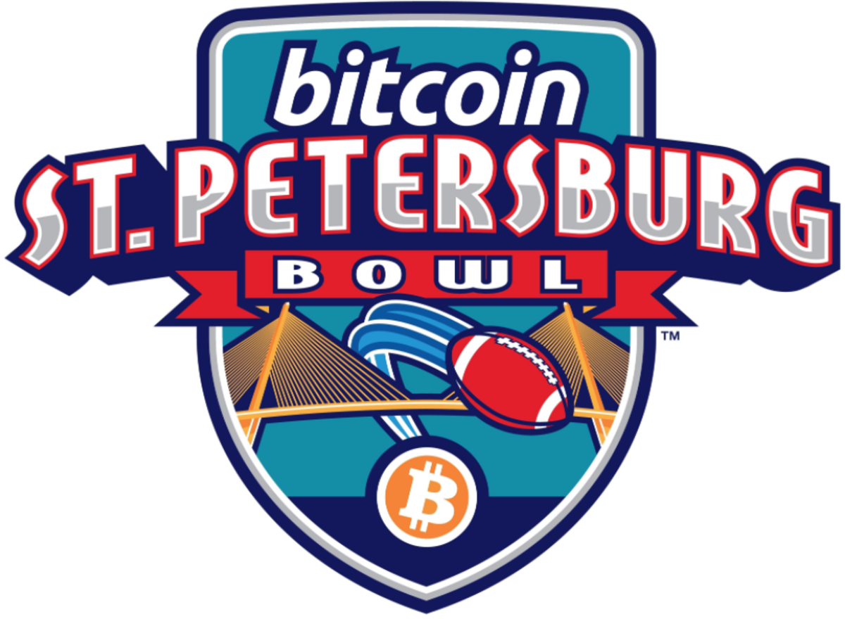 The Bitcoin St. Petersburg Bowl logo.