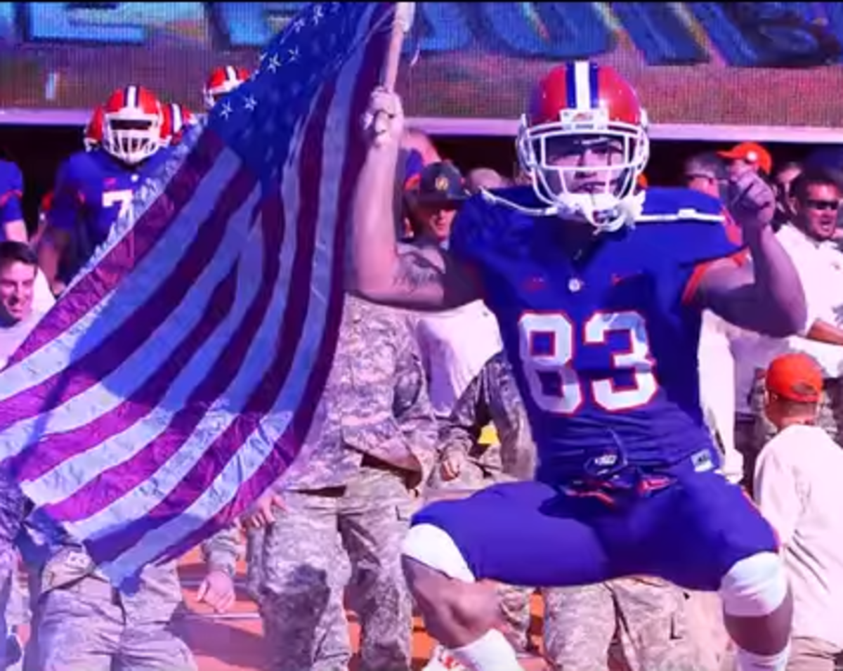 Video: Purple Heart Recipient, Former Clemson Walk-On Daniel Rodriguez ...