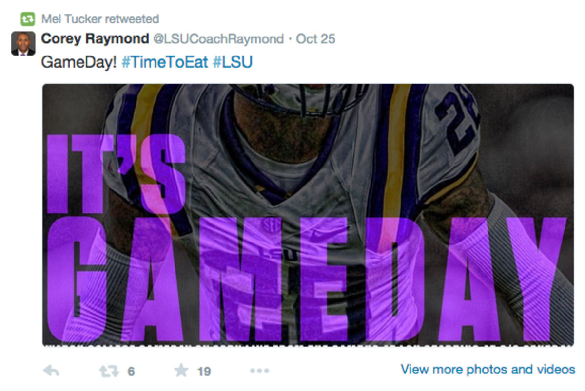 Alabama's Mel Tucker has Twitter hacked by LSU fans.