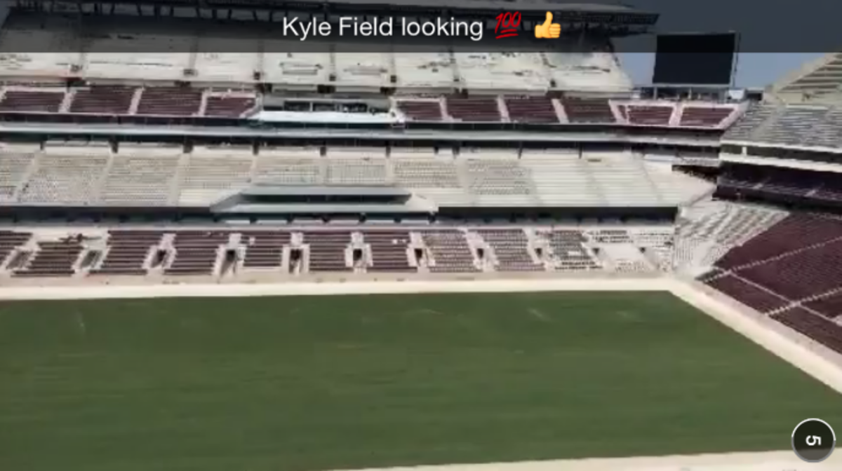view of Texas A&M's Kyle Field.