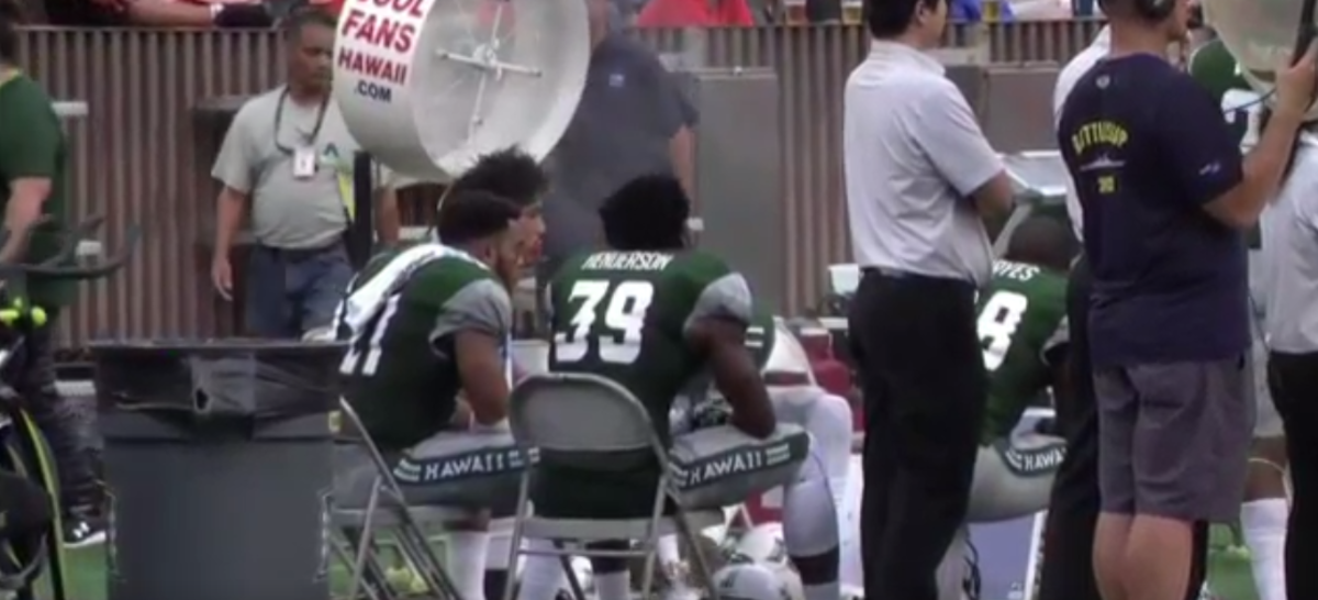 Hawaii's coaches take away team's benches.