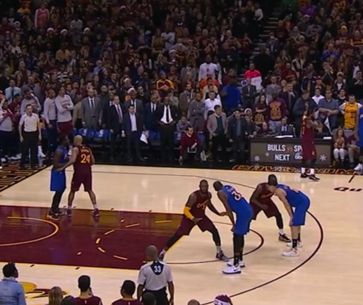 Kevin Durant may have been fouled on the last play against the Cavaliers.