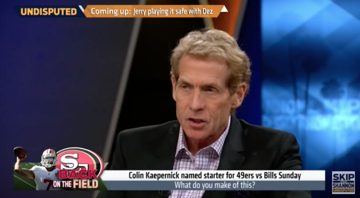 Skip Bayless talking about Colin Kaepernick