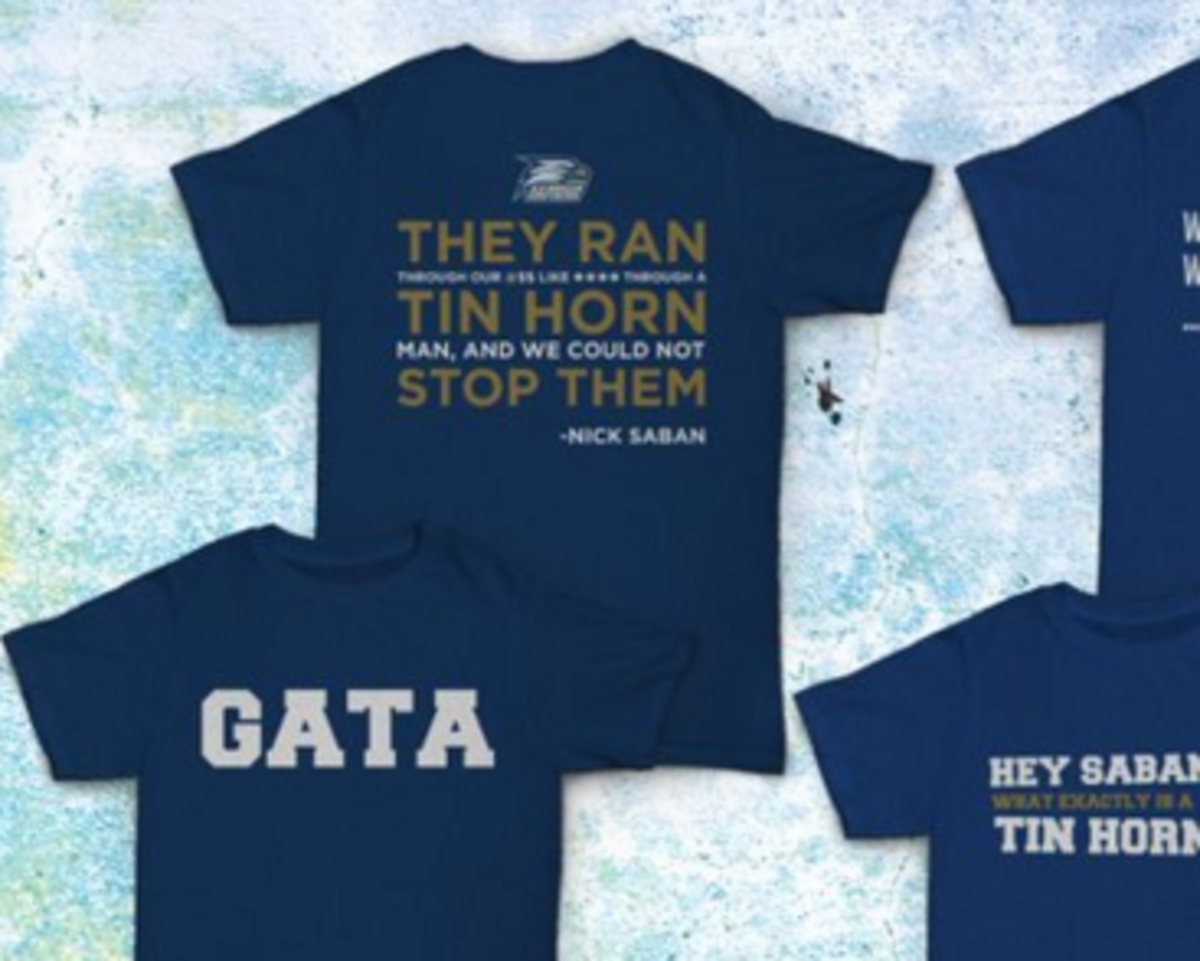 Georgia Southern Tin Horn shirts.
