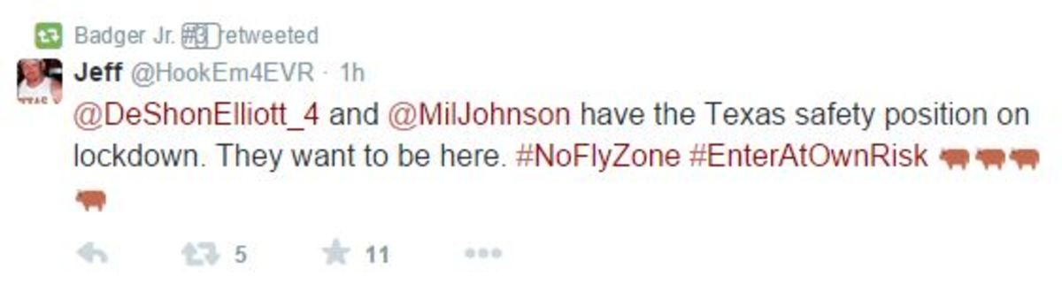 Jamile Johnson retweets fan after Tim Irvin flip.