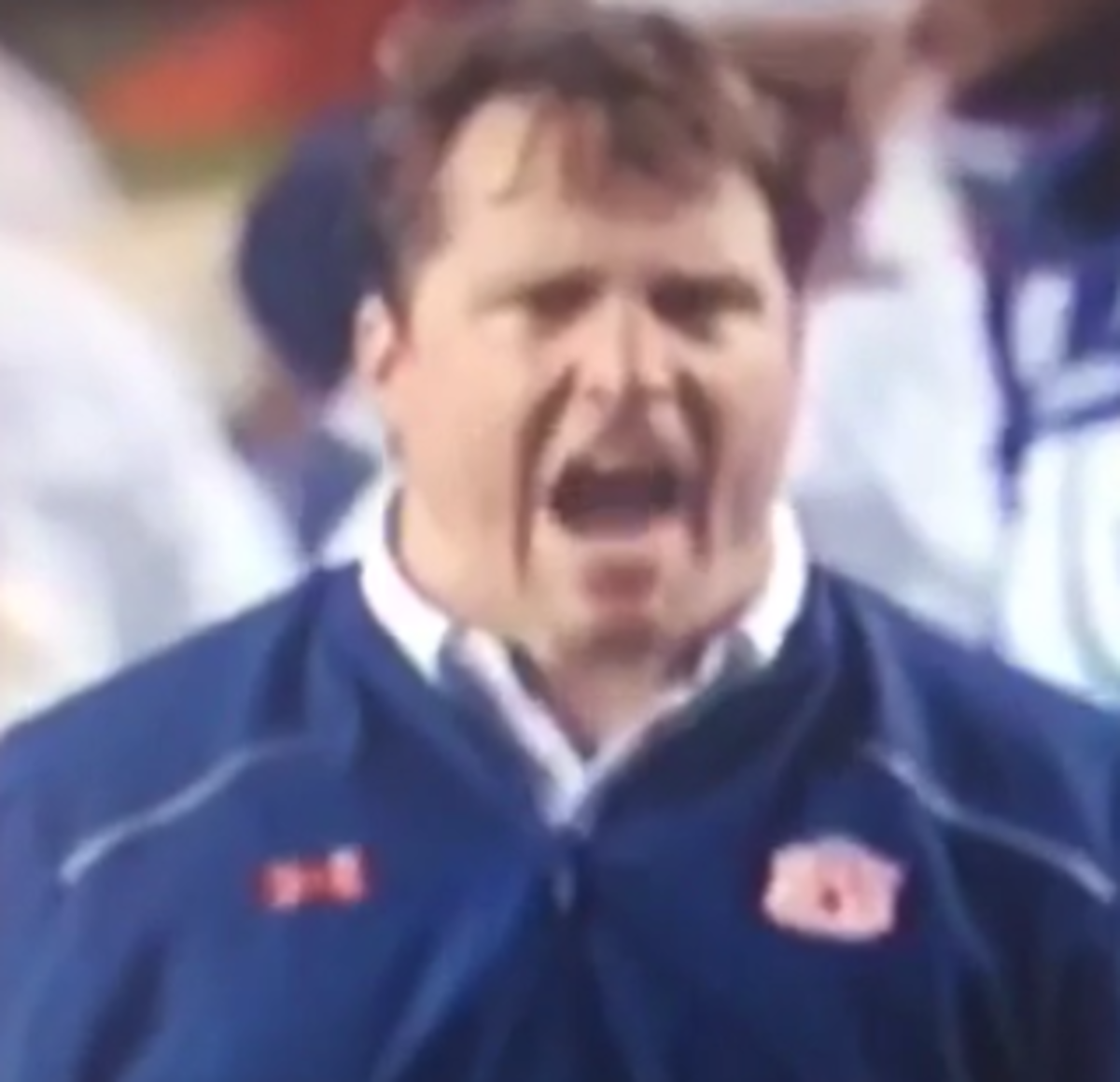 An angry Will Muschamp after penalty.