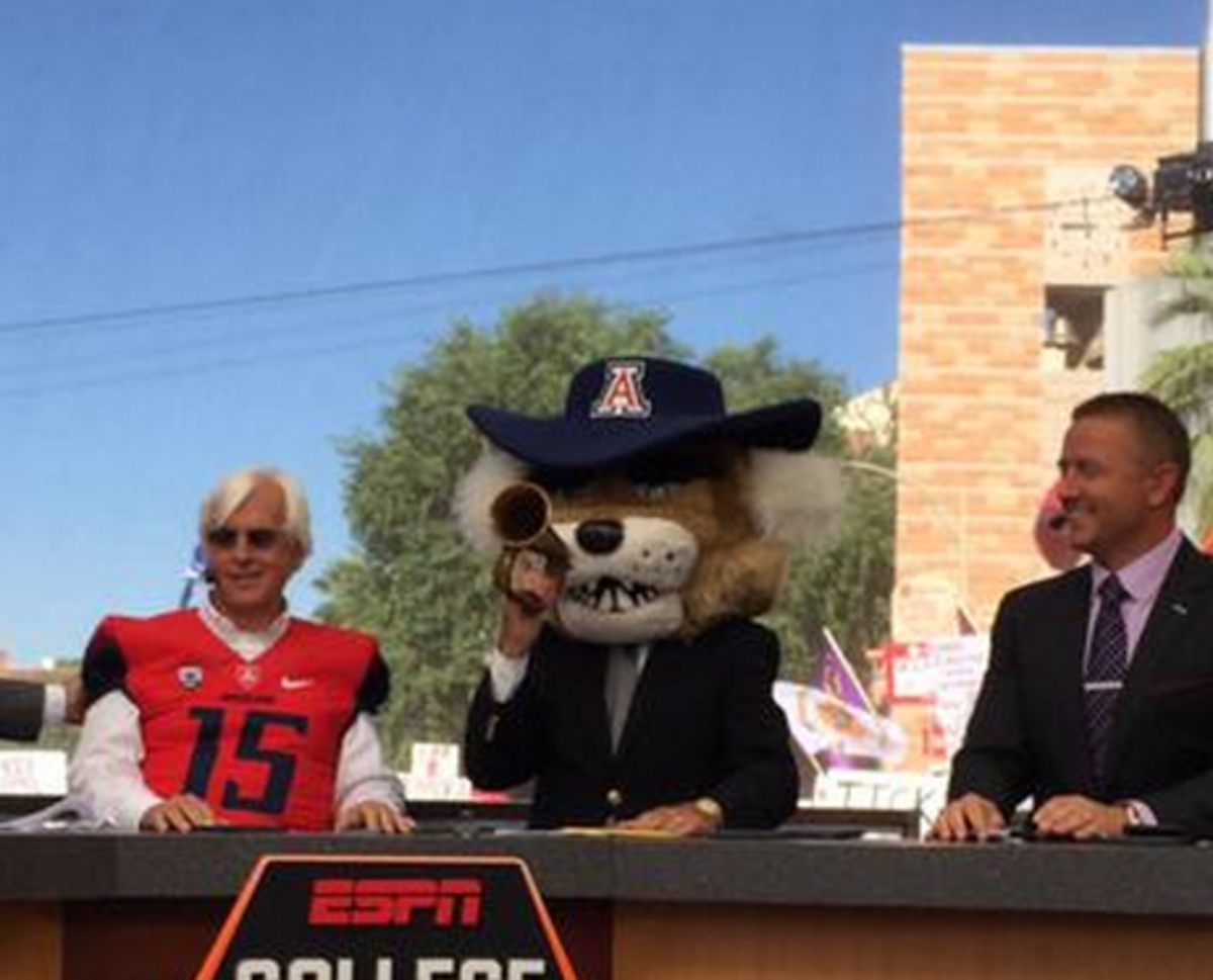 Lee Corso and the cast of College GameDay.