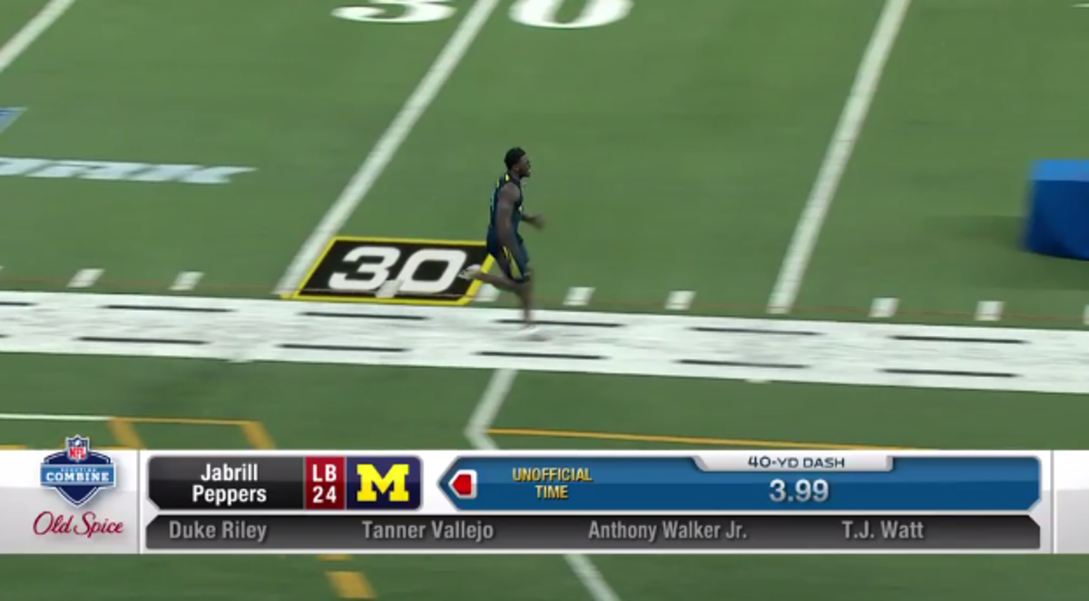 Jabrill Peppers runs 4.46 40-yard dash