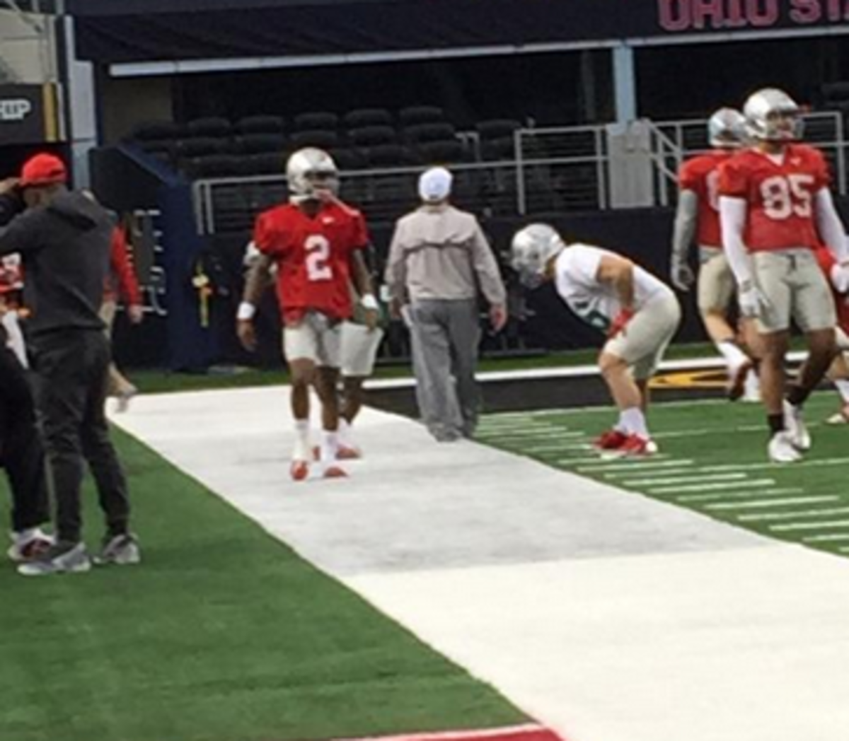Dontre Wilson at Ohio State practice.